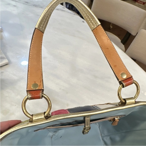 Coach Multicolor Straw Tote Bag - Picture 7 of 8